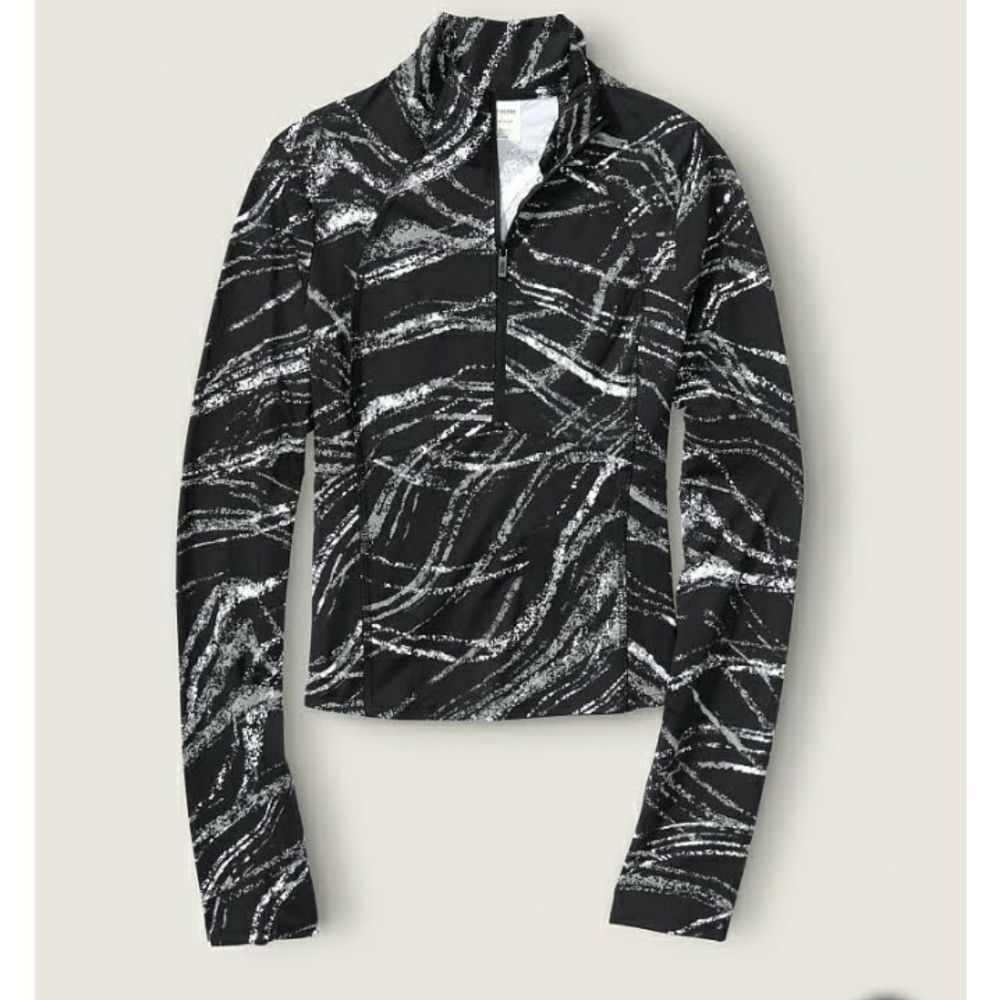 🆕️Vs Pink Ultimate Half Zip Jacket Sz Large - Picture 9 of 12
